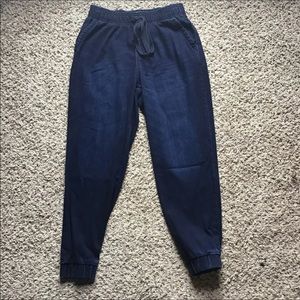 NWOT Abercrombie & Fitch Denim Joggers Sz XS